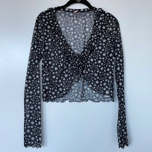 NWOT Free People Mesh Top